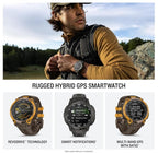 Instinct Crossover AMOLED Hybrid GPS Smartwatch Bundle Earbuds