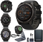 Fenix 7 Series GPS Adventure Smartwatch Bundle Charging Stand