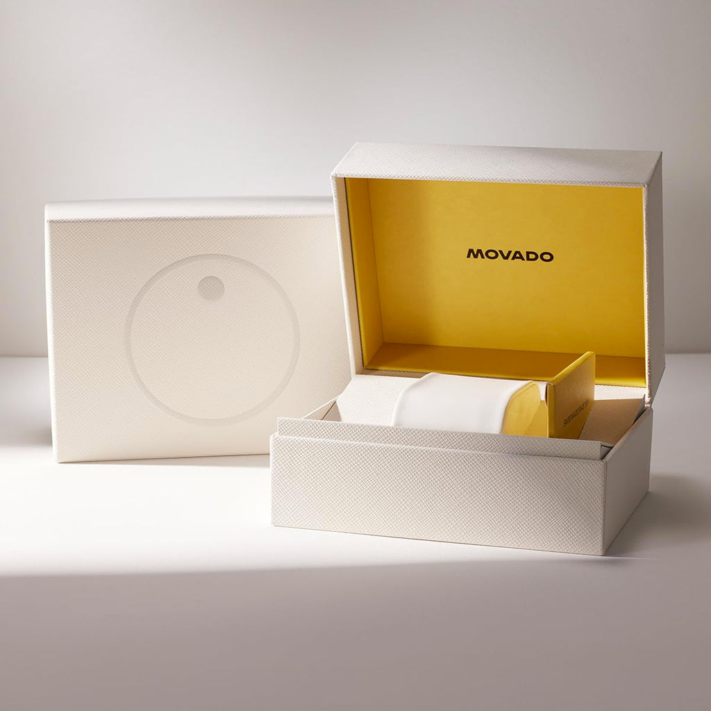 Movado Heritage 1917 Men’s Swiss Automatic Leather Square Watch, 35mm