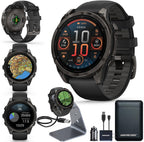 Fenix 7 Series GPS Adventure Smartwatch Bundle Charging Stand