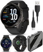 Venu 4 AMOLED GPS Smartwatch 41mm 45mm Built-in Flashlight Bundle