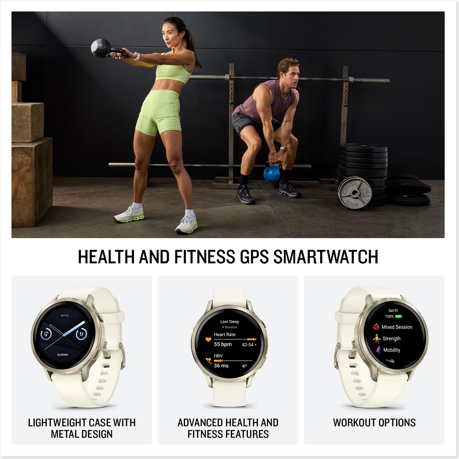 Venu 4 Fitness Smartwatch Bundle