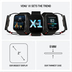 Venu X1 GPS Fitness Smartwatch Bundle Portable Charger