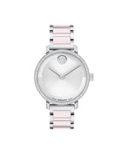 Bold Crystal-Set Quartz Watch 34mm Stainless Steel