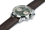 American Classic Automatic Watch 40mm Green Dial Leather Strap