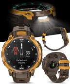 Instinct Crossover AMOLED Hybrid GPS Smartwatch Bundle Earbuds