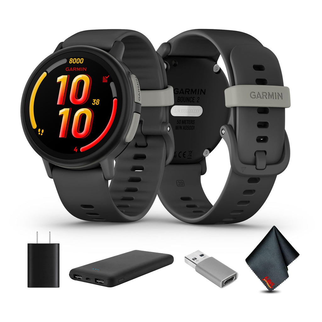 Garmin Bounce 2 Kids Smartwatch Travel Bundle