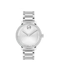 Bold Crystal-Set Quartz Watch 34mm Stainless Steel