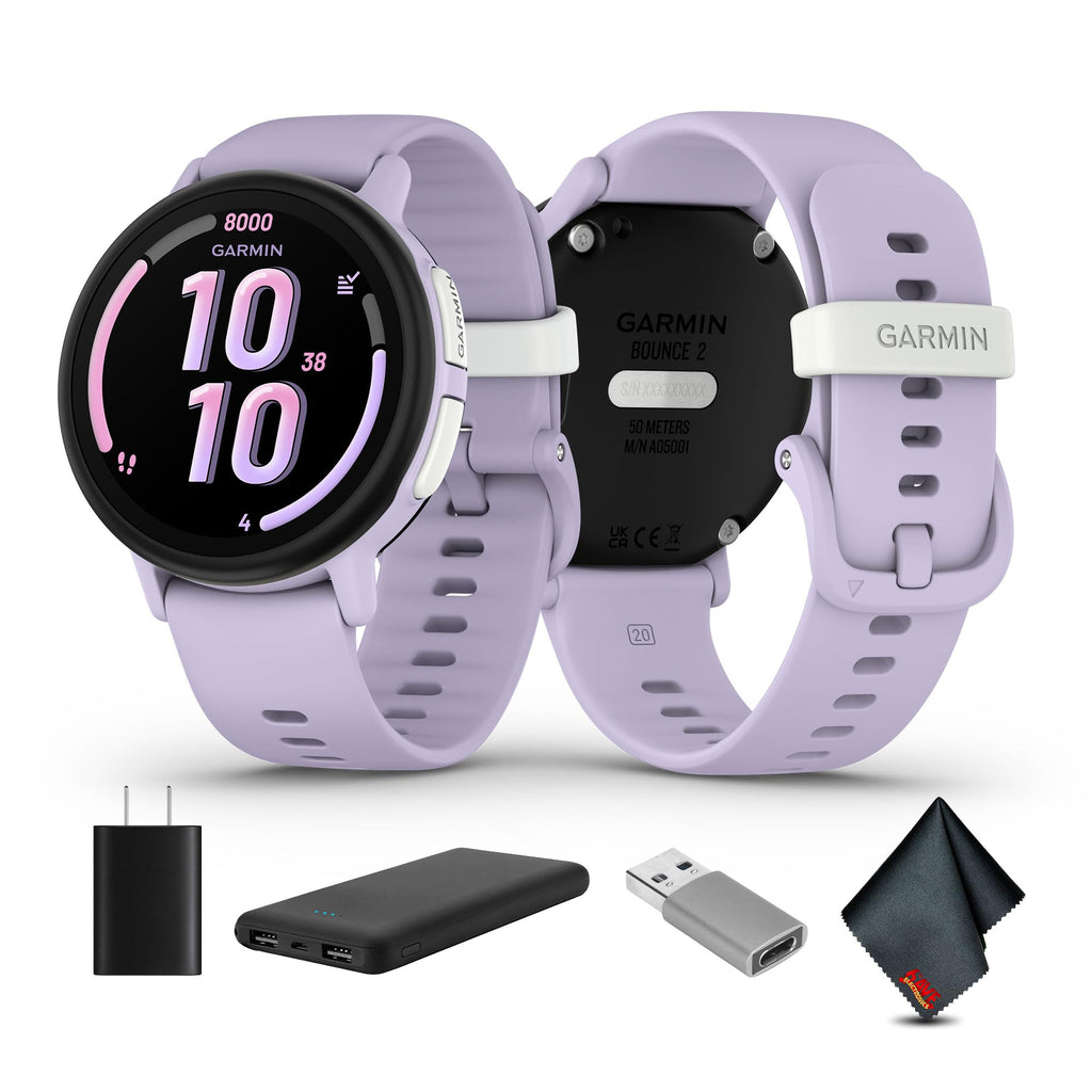 Garmin Bounce 2 Kids Smartwatch Travel Bundle
