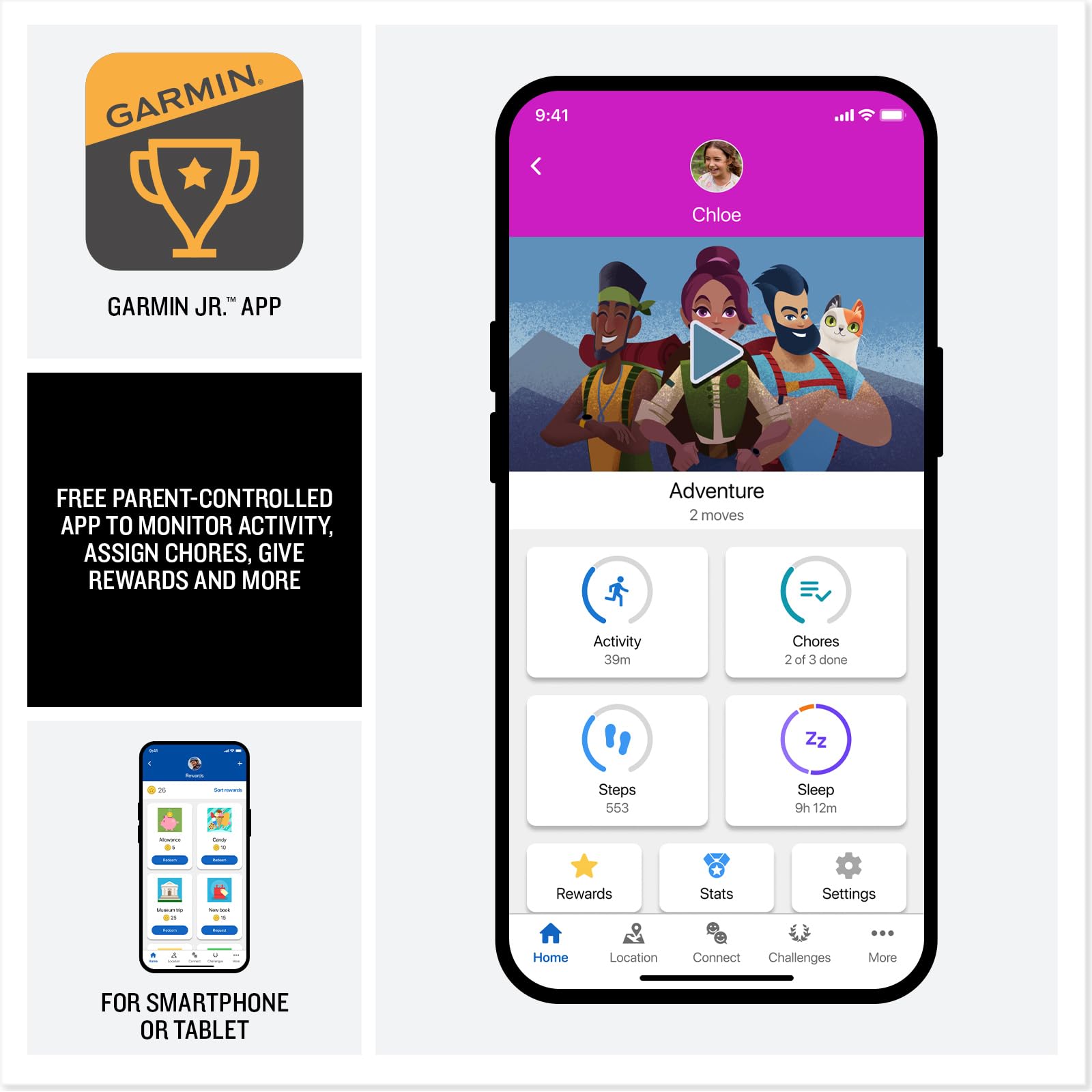 Bounce 2 Kids GPS Smartwatch