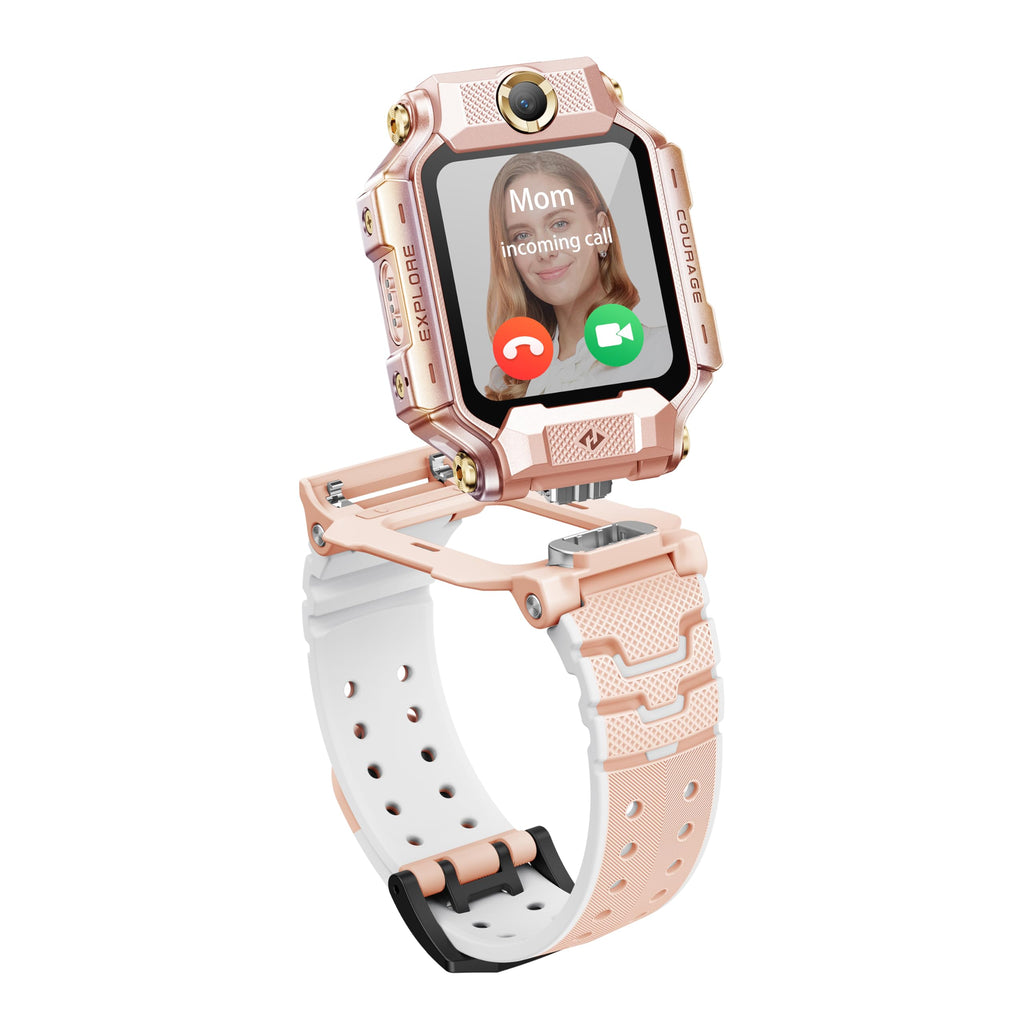 Kids GPS Smartwatch Dual Camera 4G Video Call Parental Control IP68 Waterproof
