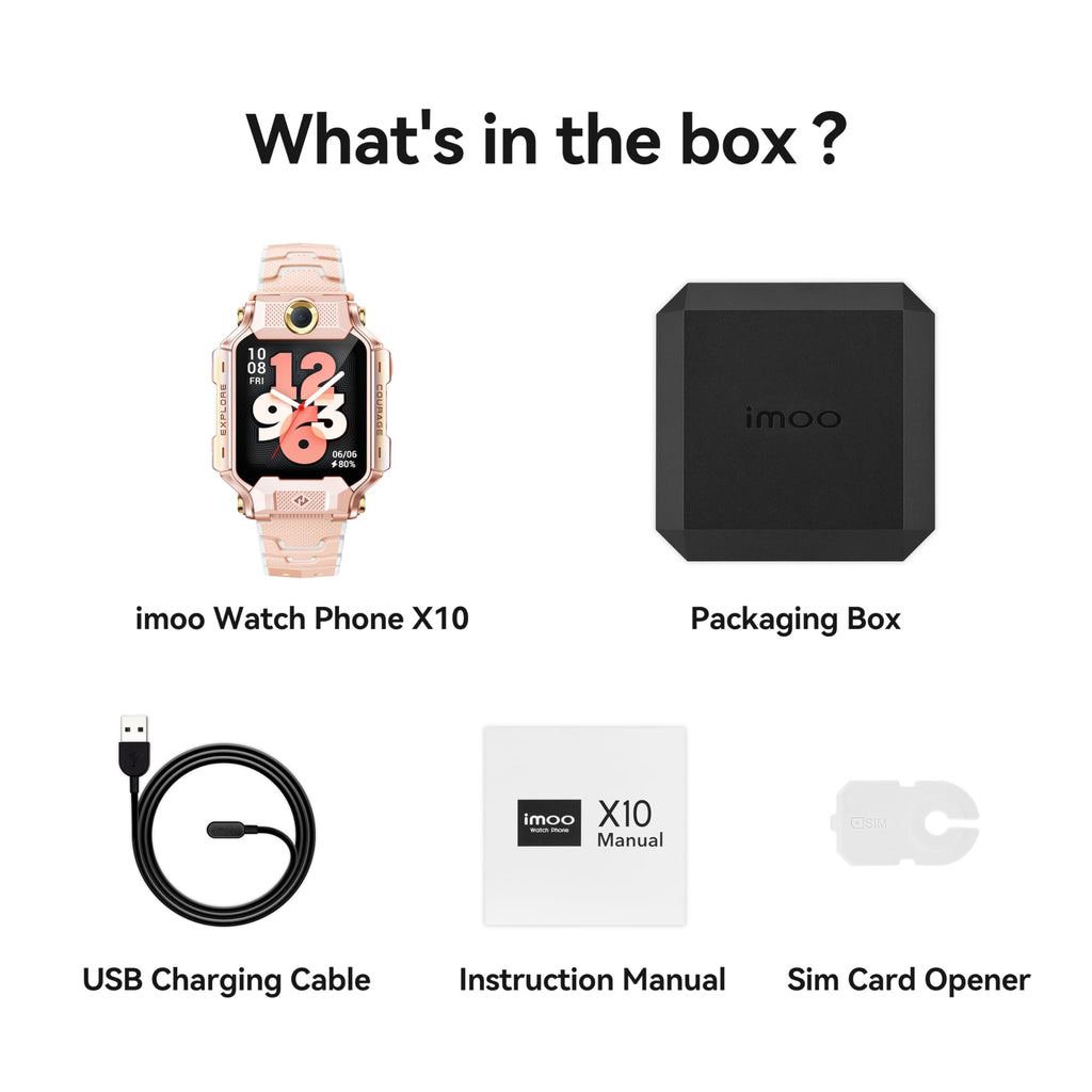 Kids GPS Smartwatch HD Video Calling 4G Real-Time Tracking IPX8 Water Resistant