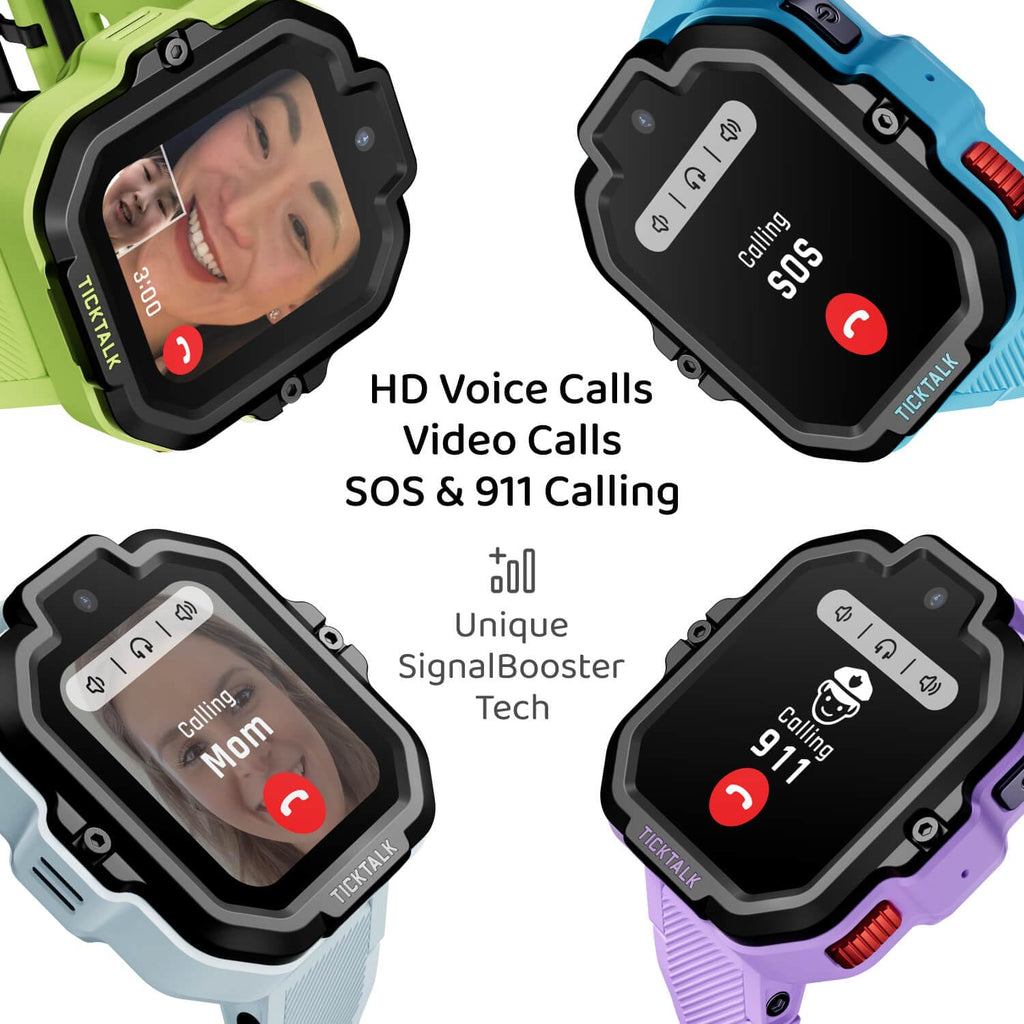 Kids GPS Smartwatch 4G Video Calling Texting Parental App