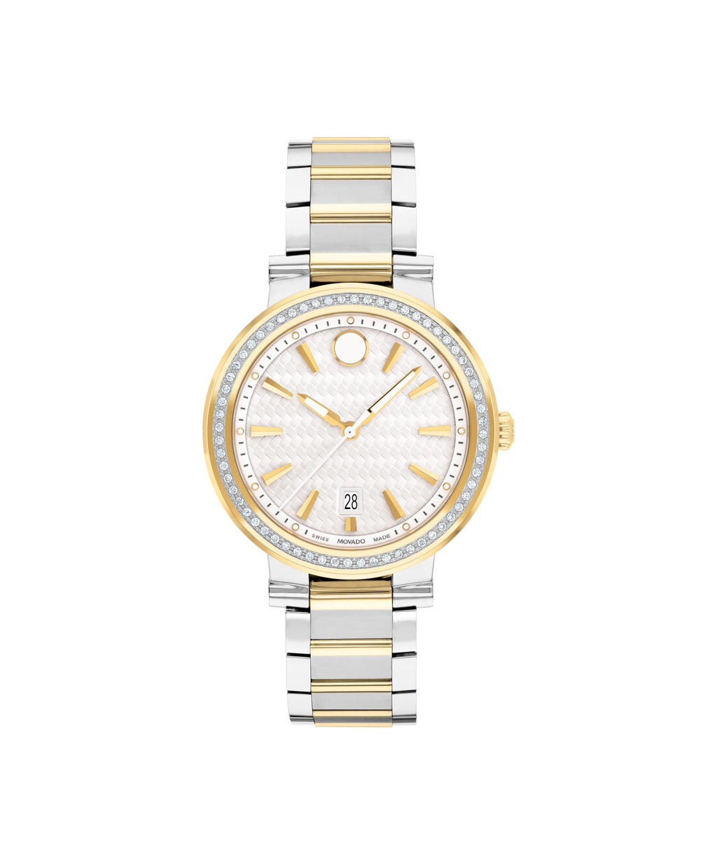 Vizio Diamond Quartz Watch 32mm Stainless Steel Bracelet