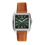 Movado Heritage 1917 Men’s Swiss Automatic Leather Square Watch, 35mm
