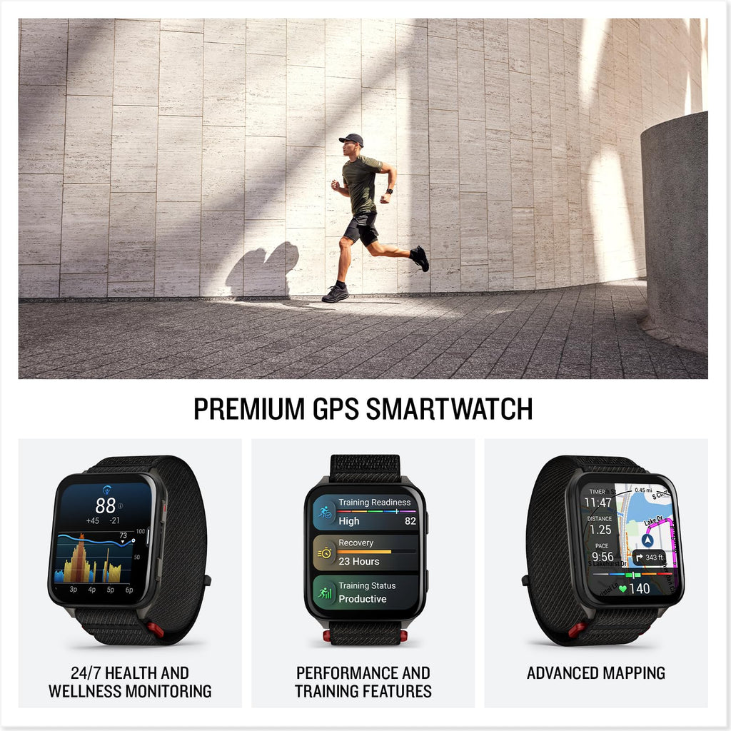 Venu X1 GPS Fitness Smartwatch Bundle Portable Charger