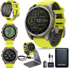 Fenix 7 Series GPS Adventure Smartwatch Bundle Charging Stand