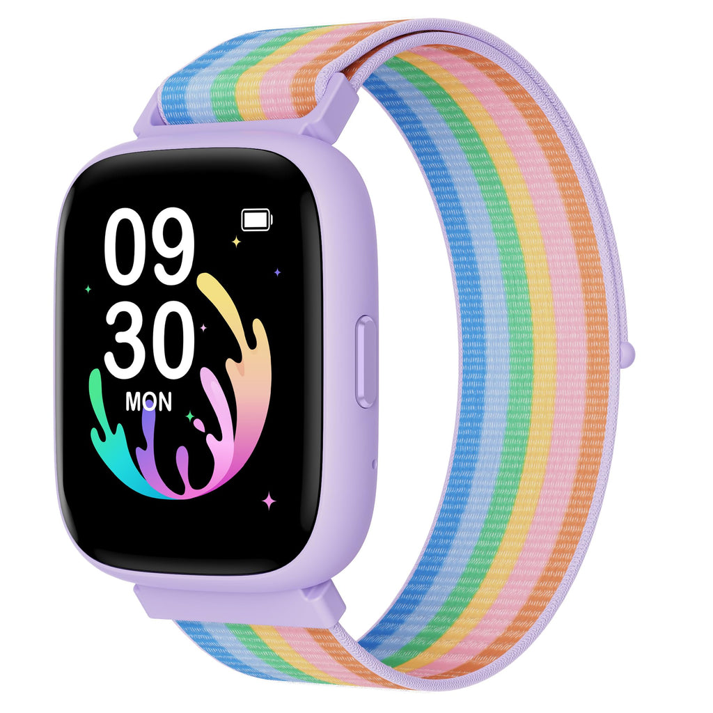Kids Smart Fitness Watch with Heart Rate, Waterproof, Step & Sleep Tracker