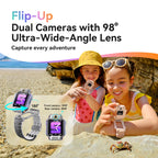 Kids GPS Smartwatch Dual Camera 4G Video Call Parental Control IP68 Waterproof