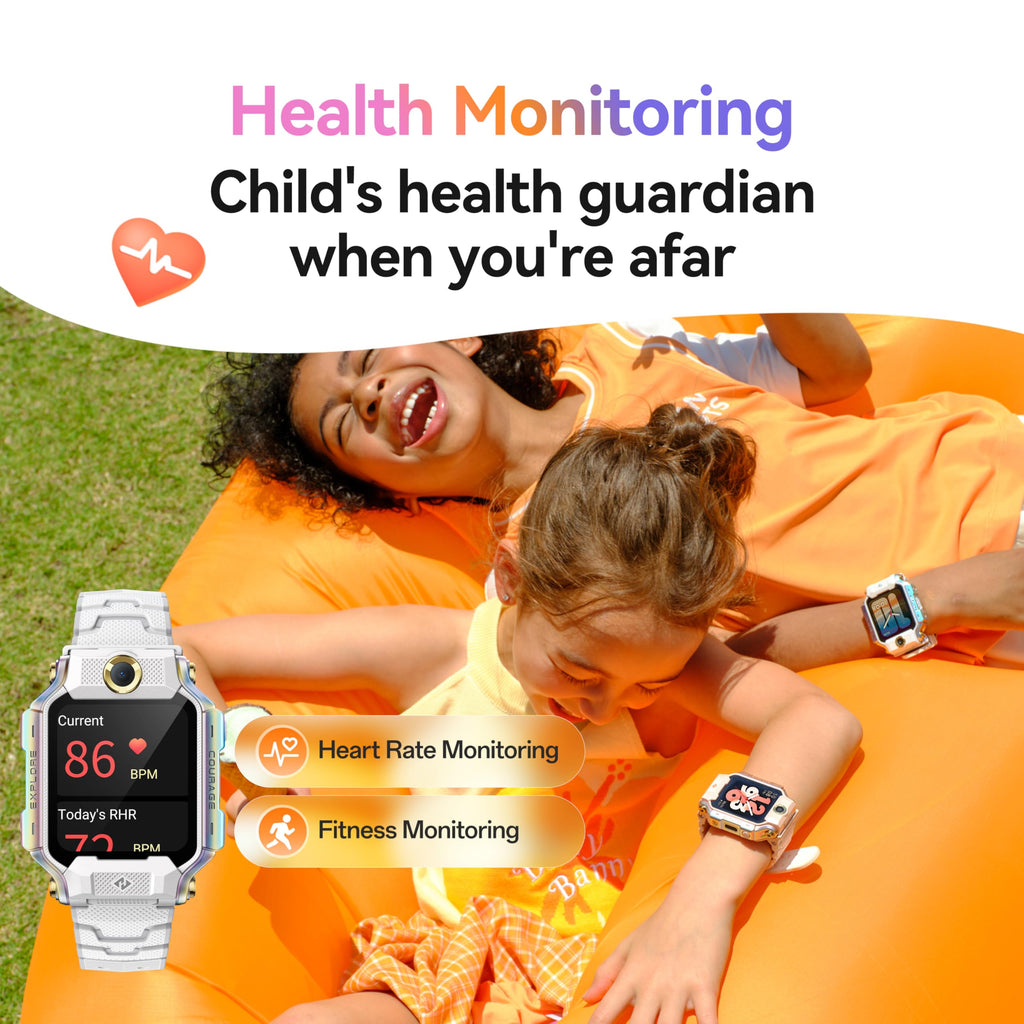 Kids GPS Smartwatch HD Video Calling 4G Real-Time Tracking IPX8 Water Resistant