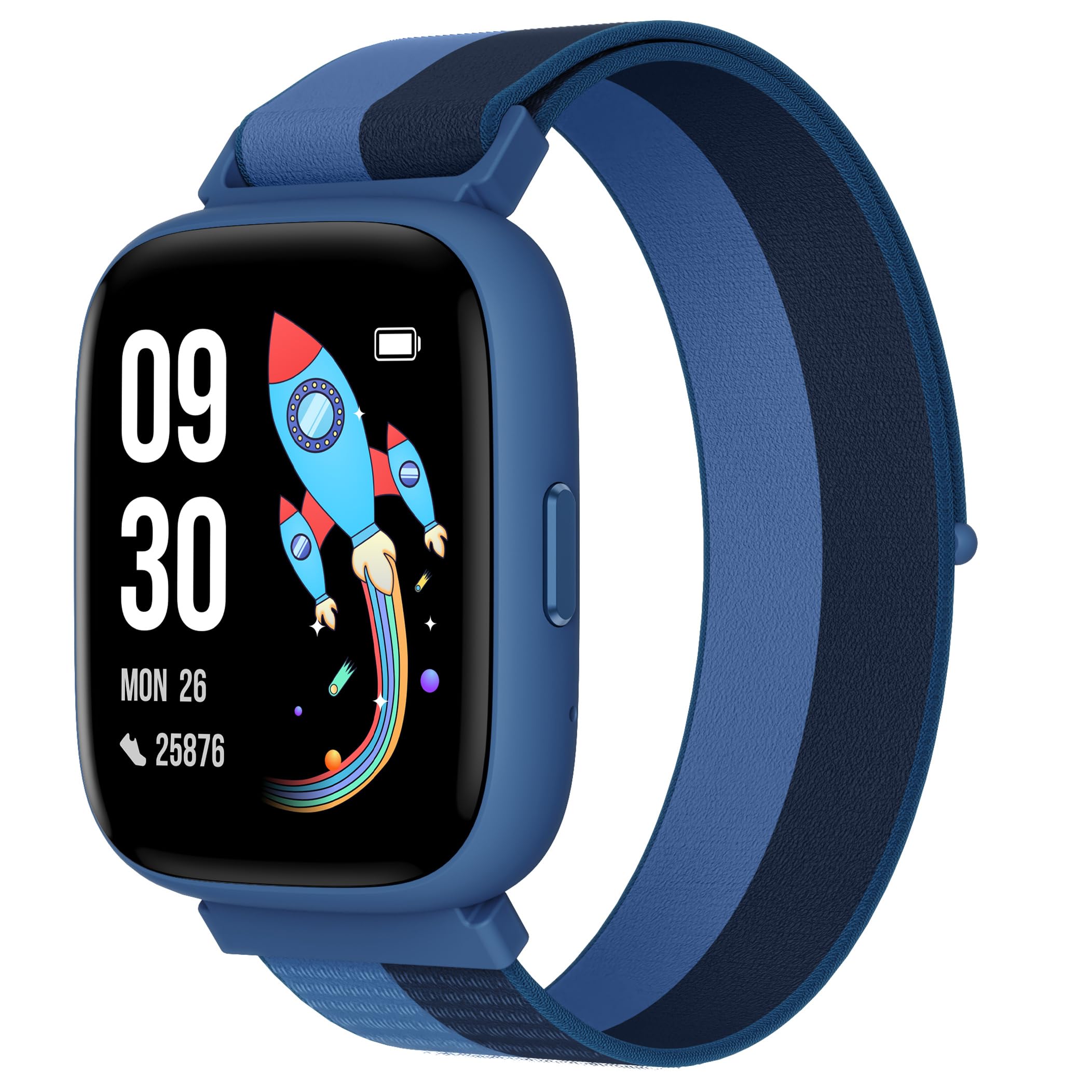 Kids Smart Fitness Watch with Heart Rate, Waterproof, Step & Sleep Tracker